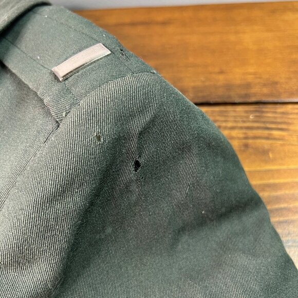 VTG US Army Overcoat Long Trench 36L Vietnam 1971 w/Liner Wool 8405-782-2896 - Picture 6 of 16